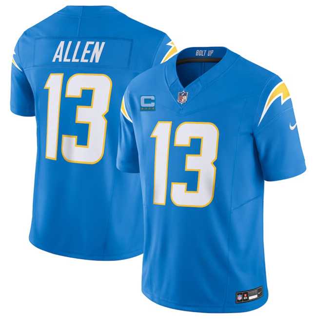 Men & Women & Youth Los Angeles Chargers #13 Keenan Allen Light Blue 2023 F.U.S.E. With 3-Star C Patch Vapor Untouchable Limited Football Stitched Jersey